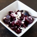Balsamic Beets with Feta Cheese for One Person | One In the Kitchen