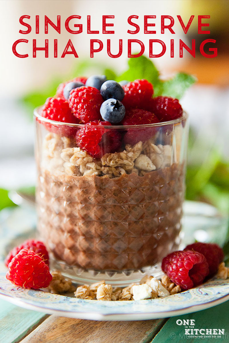 Single Serve Chia Pudding (Easy Meal Prep) One In The Kitchen